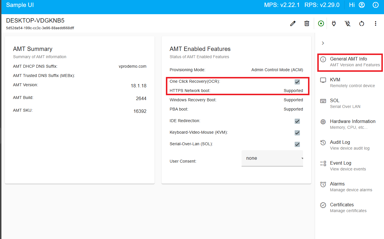 Figure 4: Enable HTTPS Network Boot